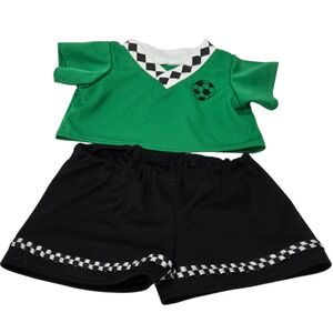 Bear Factory Soccer Uniform Outfit Stuffed Animal Clothing Game Day Fan 12"